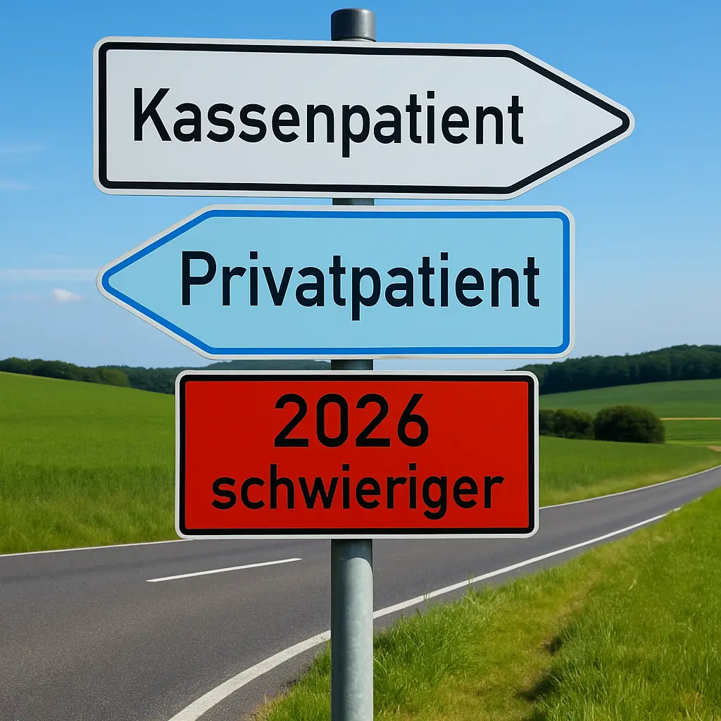 PKV Wechsel ab 2026 schwieriger – 2 Wege und 2 Richtungen GKV oder PKV