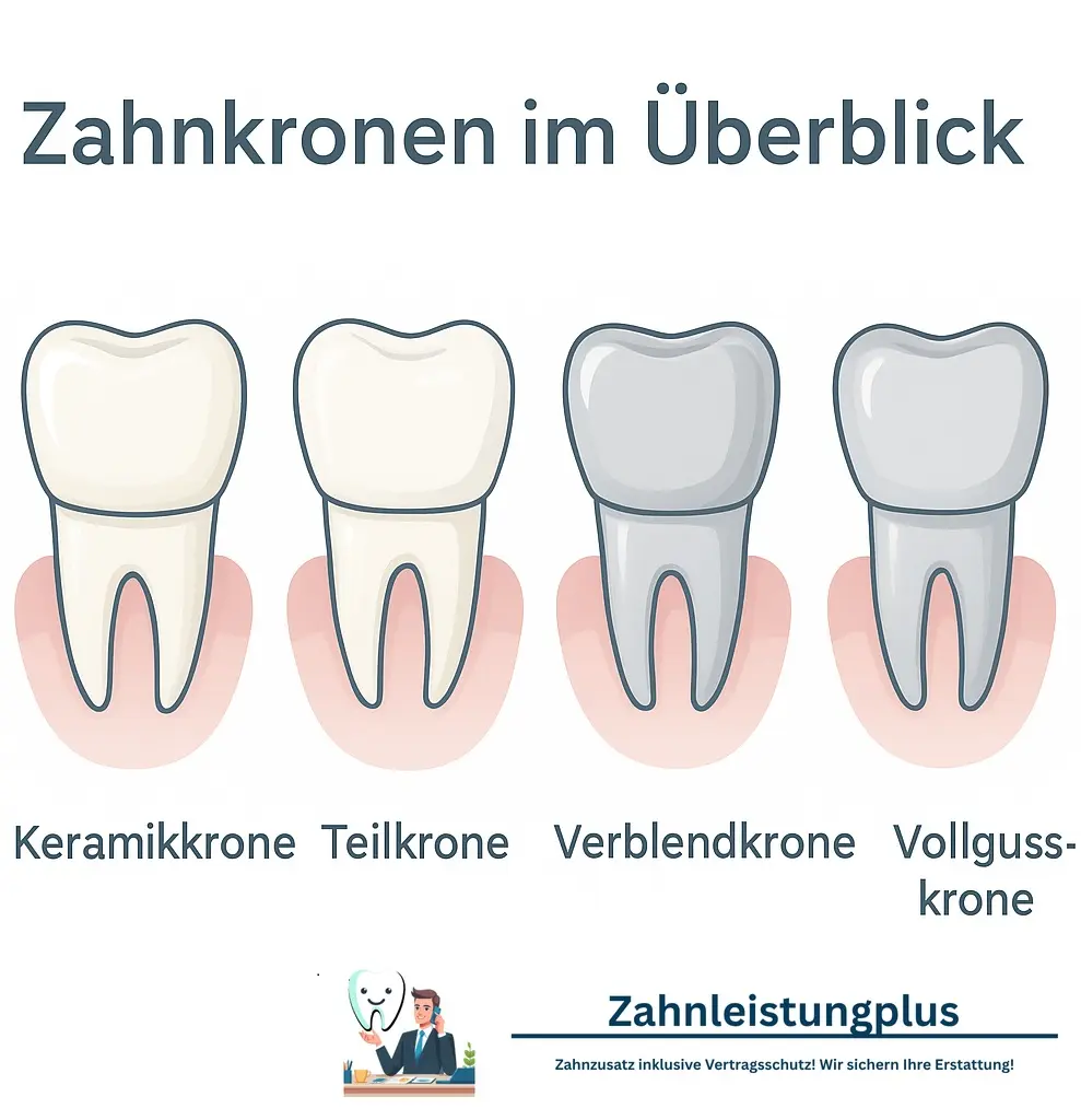Zahnkrone Unterschiede